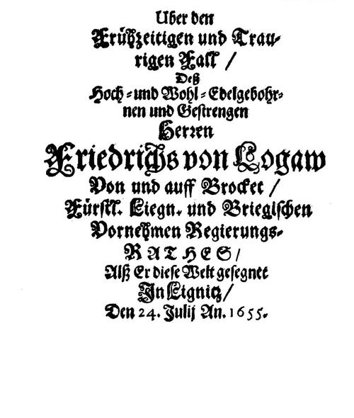 Friedrich von Logau