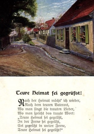 Teure Heimat sei gegrüßt