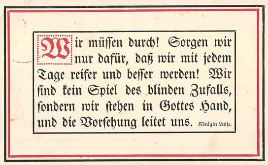 Wir müssen durch!