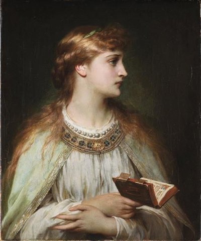 Ofelia - Thomas Francis Dicksee, 1864.