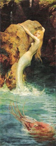 The Mermaid (c. 1900). William Arthur Breakspeare (English, 1856-1914).