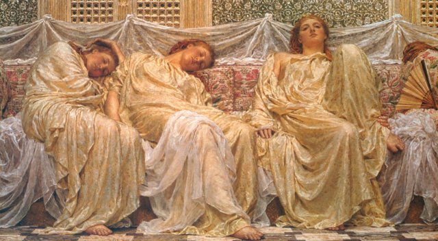 The Dreamers, c. 1880. Albert Joseph Moore (English, 1841-1893).