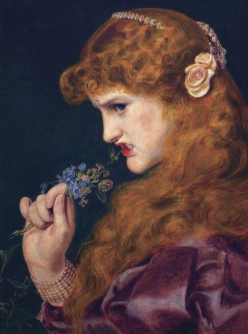 Love's Shadow, 1867. Frederick Sandys (British, 1829-1904).