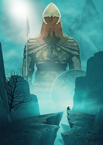 Neale Rundgren (Contemporary South African-Swedish Artist).
First piece: The Idol
Second piece: Fenrir and Tyr
Third piece: Cernunnos
Fourth piece: The runestone featuring Ullr
Fifth piece: The