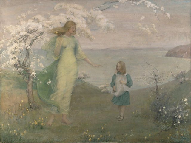 A Vision Of Spring. Thomas Millie Dow (Scottish, 1848-1919).