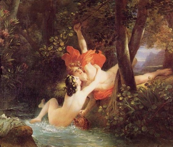 Hylas and the Nymph, 1826. François Gérard (French, 1770-1837).