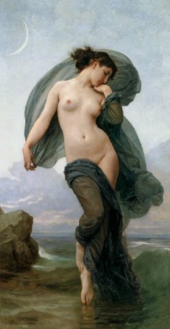 Evening by William Adolphe Bouguereau