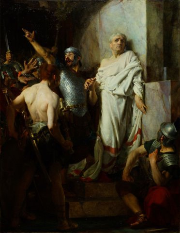 Claudius Being Proclaimed Emperor - Charles Lebayle, 1886.