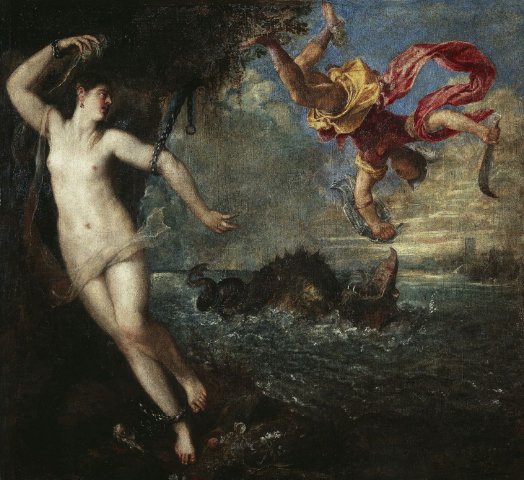 Perseus and Andromeda (c. 1555). Titian (Italian, 1490-1576).
