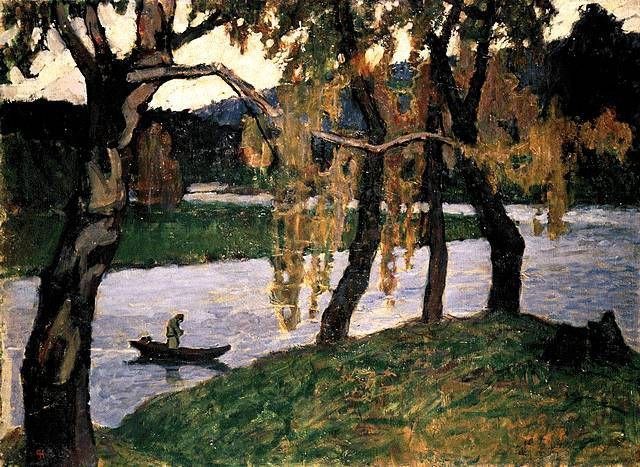 The Fading Day (1902). Nicholas Roerich (Russian, 1874-1947).