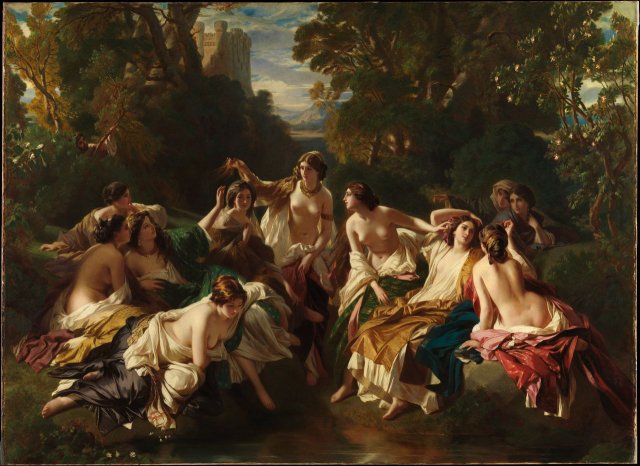 Florinda (1853). Franz Xaver Winterhalter (German, 1805-1873).