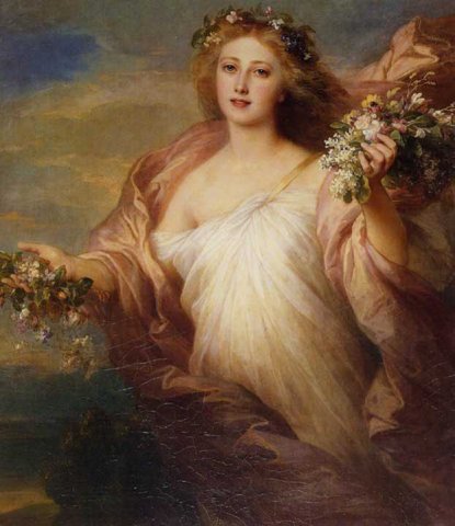 The Spring. Franz Xaver Winterhalter (German, 1805-1873).