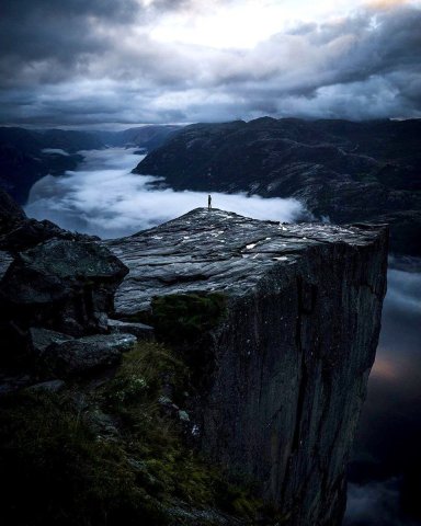 Preikestolen, Norway.