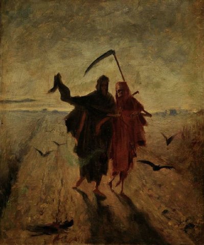 The Last Journey. Jacub Schikandeder (Czech, 1855-1924).