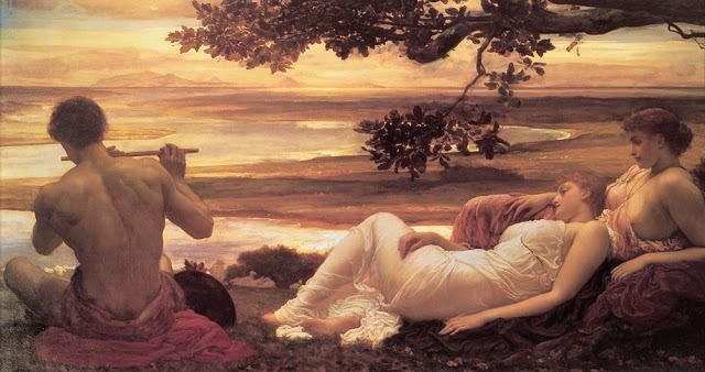 Idyll. Frederic Leighton (British, 1830-1896).