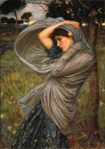Boreas, 1902. John William Waterhouse (English, 1849-1917).