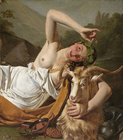Bacchanal. Julius Johann Ferdinand Kronberg (Swedish, 1850-1921).