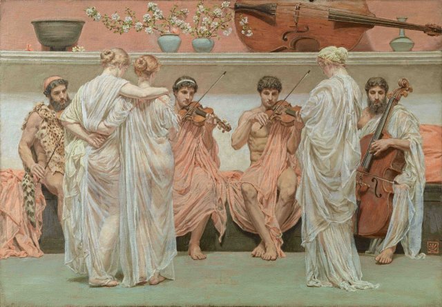The Quartet, a Painters Tribute to Music (1868) – Albert Joseph Moore