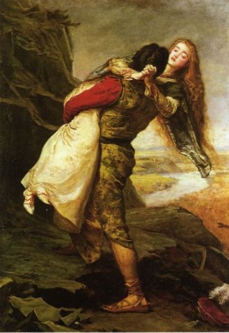 The Crown of Love (1875). John Everett Millais (English, 1829-1896).