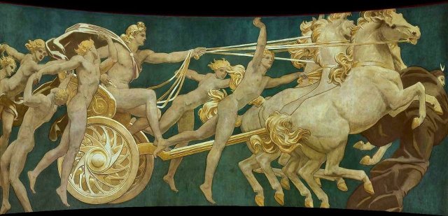 Apollo in His Chariot (1921). John Singer Sargent (American Expat, 1856-1925).