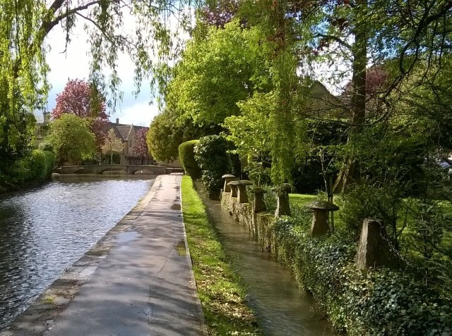 The Waters Pathways in The Cotswold, UK.