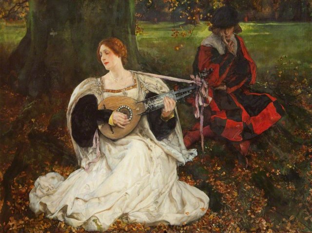 Fair is My Love (c. 1900). Edwin Austin Abbey (American, 1852-1911).