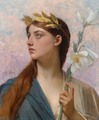 Allegory of Victory. Jules Joseph Lefebvre (French, 1836-1911).