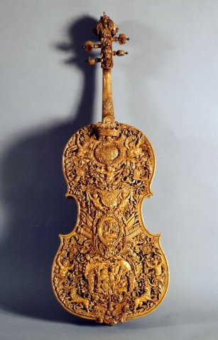 Violin, Carved by Domenico Galli Parma, 1649 - 1697