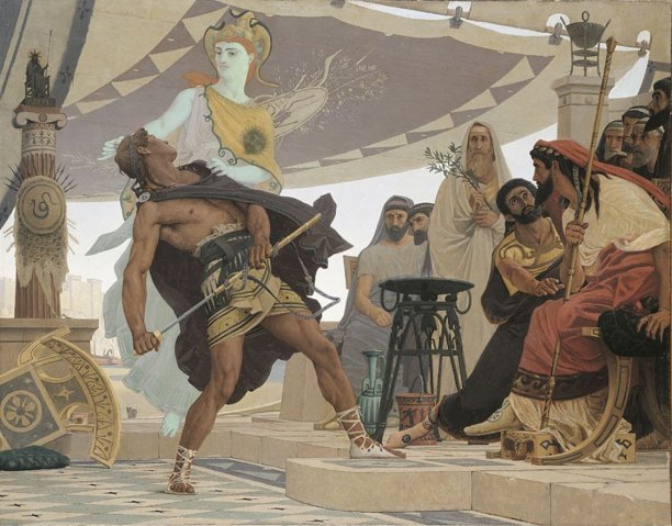 The Rage of Achilles (1881). Louis Édouard Fournier (French, 1857-1917).