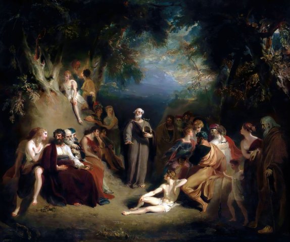 Homer Reciting his Poems - Thomas Lawrence, 1790
https://archive.org/download/artworks1