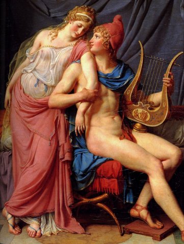 Paris and Helen (1788). Jacques-Louis David (French, 1748-1825).