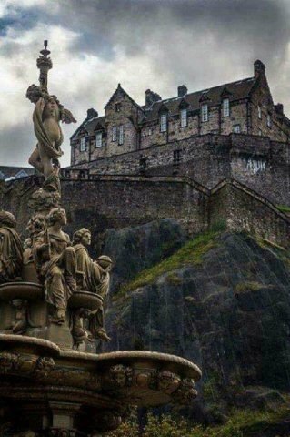 Edinburgh Castle, Scotland.