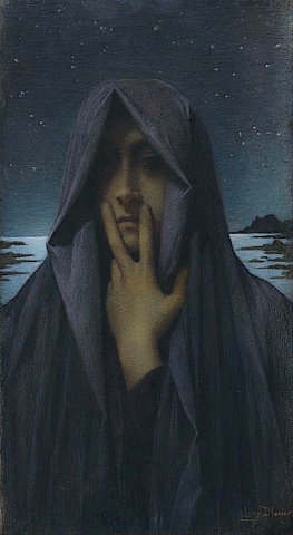 The Silence. Lucien Lévy-Dhurmer (French, 1865-1953).