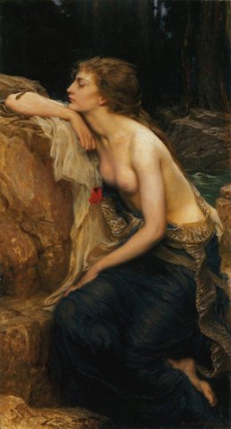 Lamia, 1909. Herbert James Draper (English, 1863-1920).