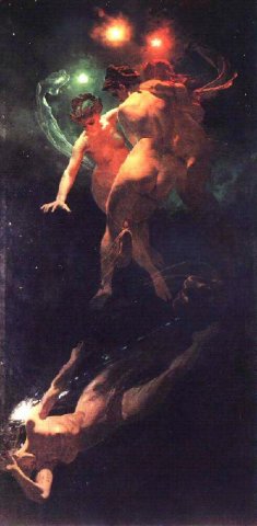 Falling Stars, 1879. Mihály Zichy (Austro-Hungarian, 1827–1906).