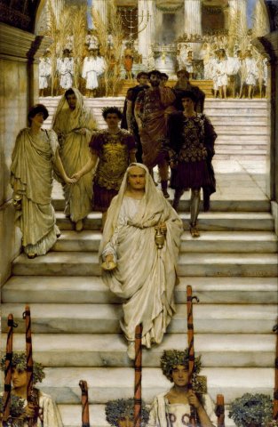 The Triumph of Titus - The Flavians (1885). Lawrence Alma-Tadema (Dutch, 1836-1912).