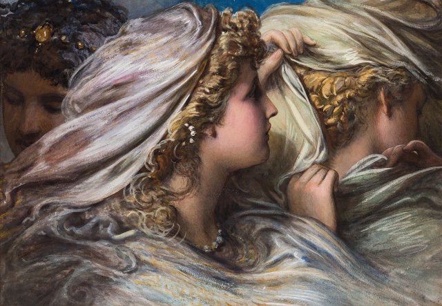 The Fates (Past,Present and Future) (c. 1850). Egron Lundgren (Swedish, 1815-1875).