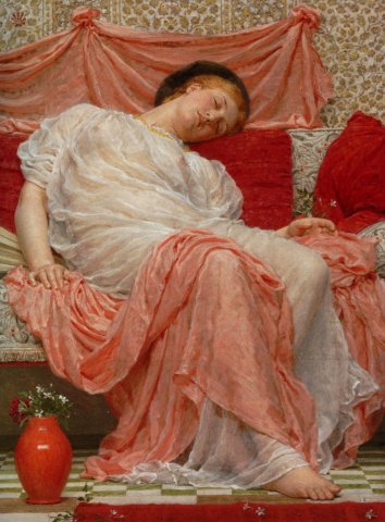 Jasmine. Albert Joseph Moore (English, 1841-1893).