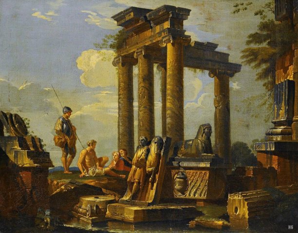 Roman Ruins. Giovanni Paolo Panini (Italian, 1692-1765).