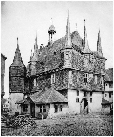 The old city hall, Frankenberg.
House ‘Loevenich’ in Heidelberg, Germany, 1908.
