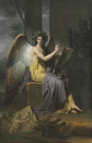 Clio, Muse of History, 1800. Charles Meynier (French, 1768-1832).