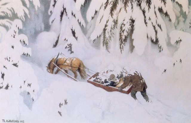 Christmas Troll (1907). Theodor Severin Kittelsen (Norwegian, 1857-1914).
