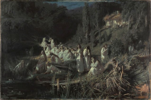 The Mermaids (1871). Ivan Kramskoi (Russian, 1837-1897).