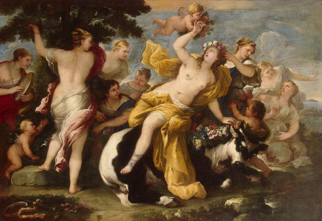 The Rape of Europa (1677). Luca Giordano (Italian, 1634-1705).