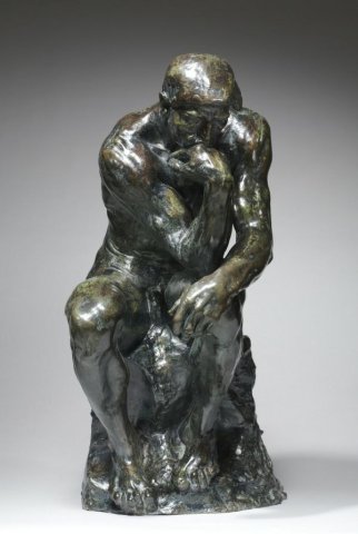 The Thinker, c. 1880. Auguste Rodin (French, 1840-1917).