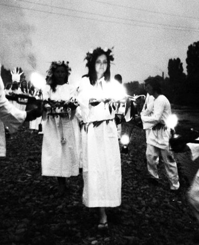 Celebration of Kupala Night in Skoczów, Poland, 1970s.