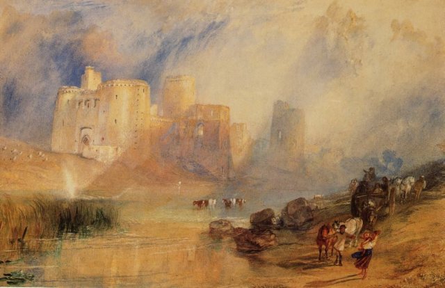 Kidwelly Castle. William Turner (English, 1775-1851).