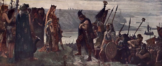Where is My Lord the King (1887). Herbert Gustave Schmalz (English, 1856-1935).