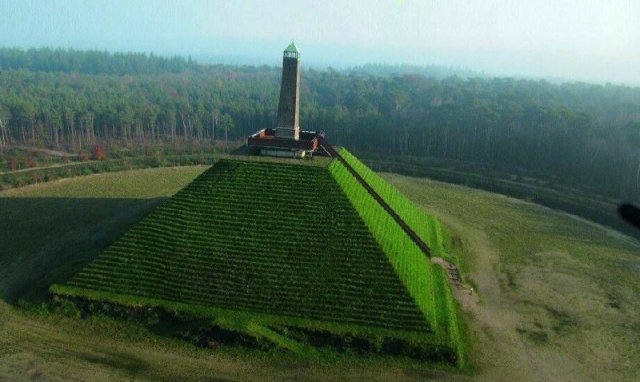 The Pyramid of Austerlitz is a 36-metre-high pyramid of earth, built in 1804 by Napoleon's soldiers on one of the highest points of the Utrecht ridge, in the municipality of Woudenberg, the Nethe
