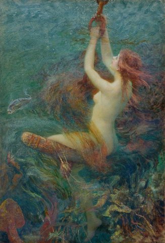 A Fantasy of the Deep (1903). Arthur Hopkins (British, 1848-1930).